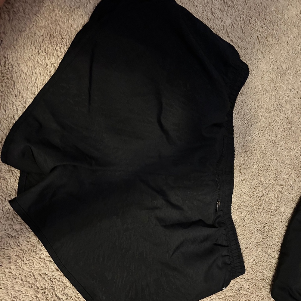 Black Nike dri-fit shorts(bit of a pattern)